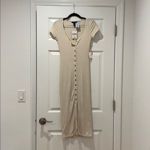 Long ribbed summer dress